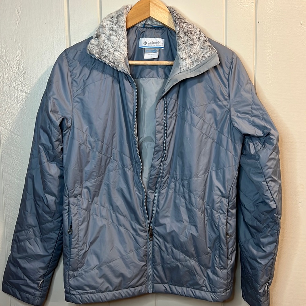 Columbia sportswear company with fur trim